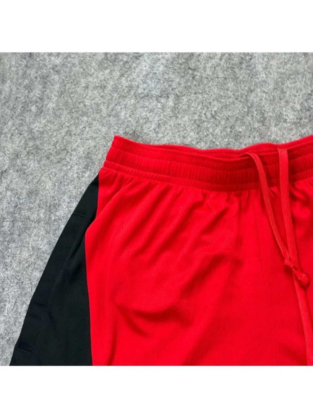 Atlanta Hawks Nike NBA Basketball Shorts Men L Red Black DRI-FIT Athletic 8"_2